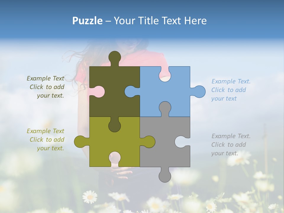 Female Healthy Lovely PowerPoint Template