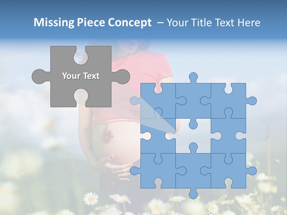 Female Healthy Lovely PowerPoint Template