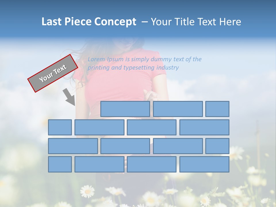 Female Healthy Lovely PowerPoint Template