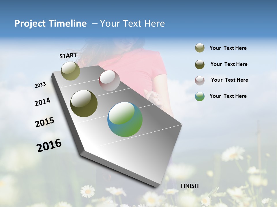 Female Healthy Lovely PowerPoint Template