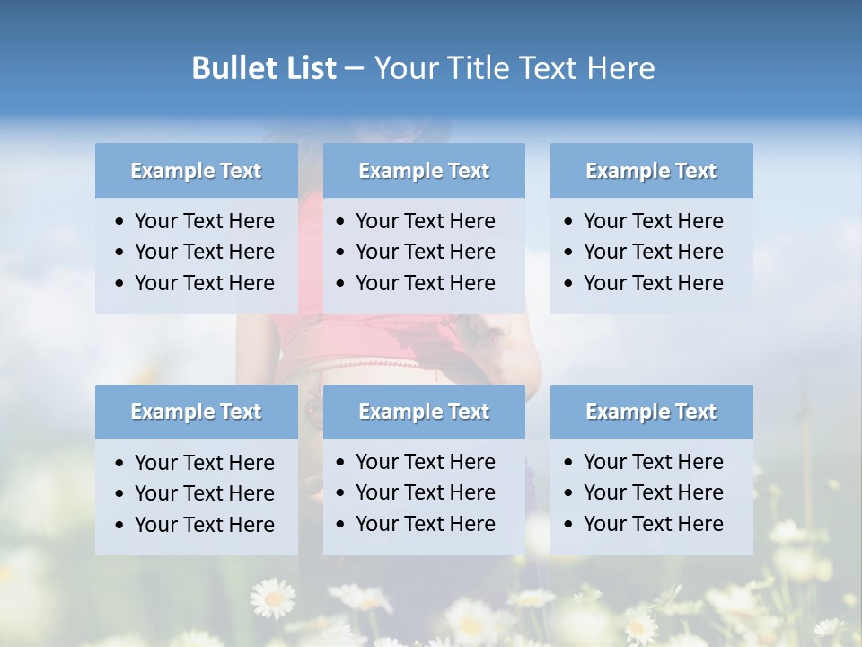 Female Healthy Lovely PowerPoint Template