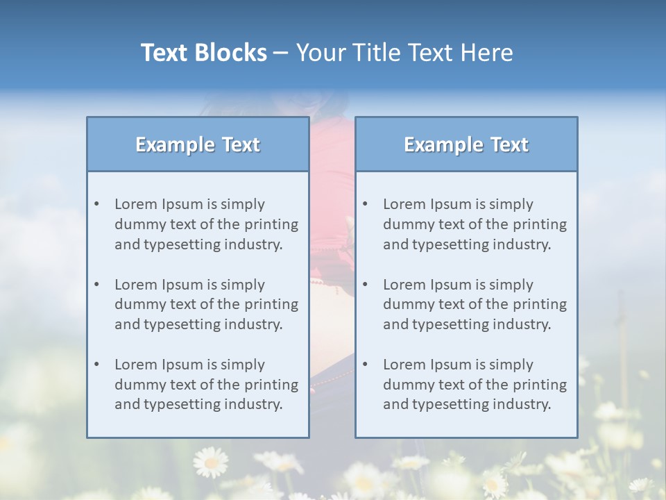 Female Healthy Lovely PowerPoint Template