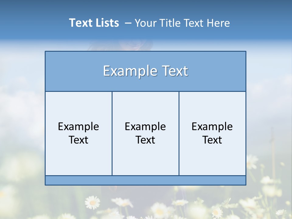 Female Healthy Lovely PowerPoint Template