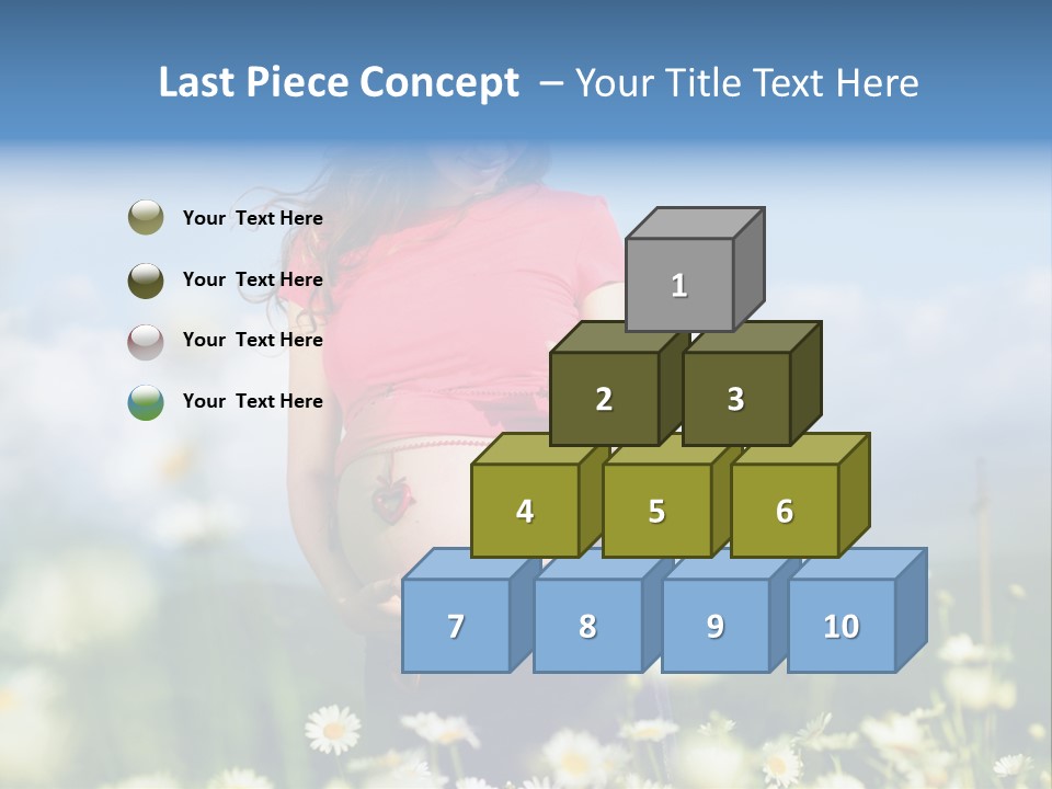 Female Healthy Lovely PowerPoint Template