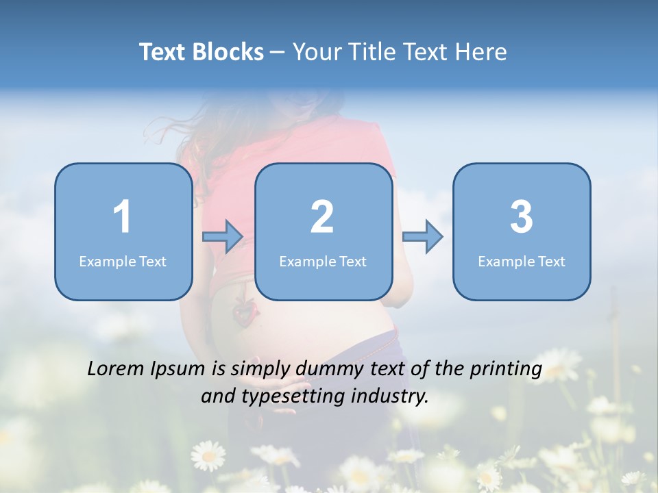 Female Healthy Lovely PowerPoint Template