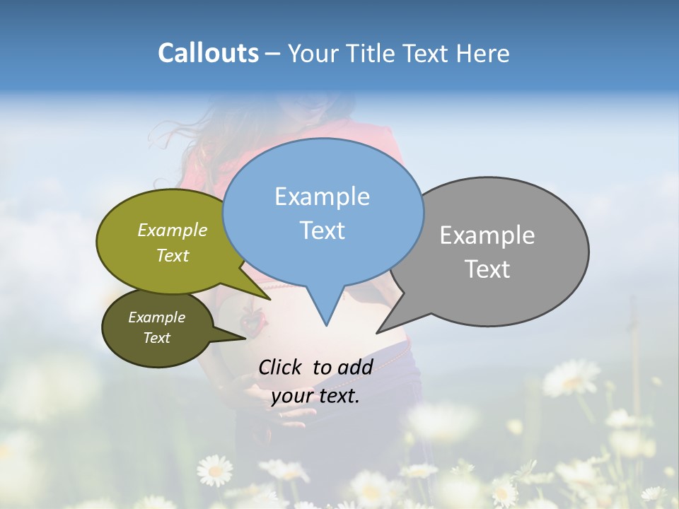 Female Healthy Lovely PowerPoint Template