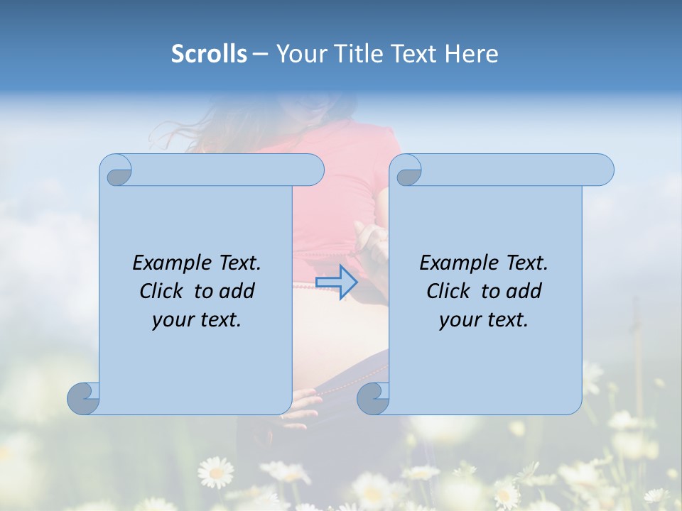 Female Healthy Lovely PowerPoint Template