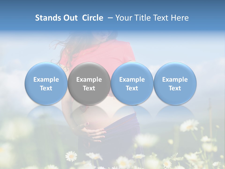 Female Healthy Lovely PowerPoint Template