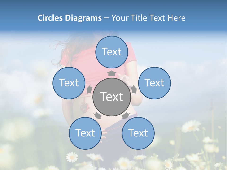 Female Healthy Lovely PowerPoint Template