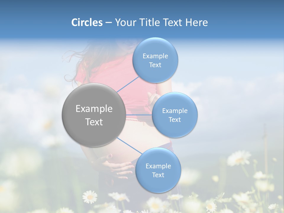 Female Healthy Lovely PowerPoint Template