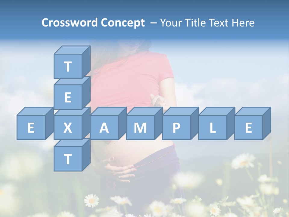Female Healthy Lovely PowerPoint Template
