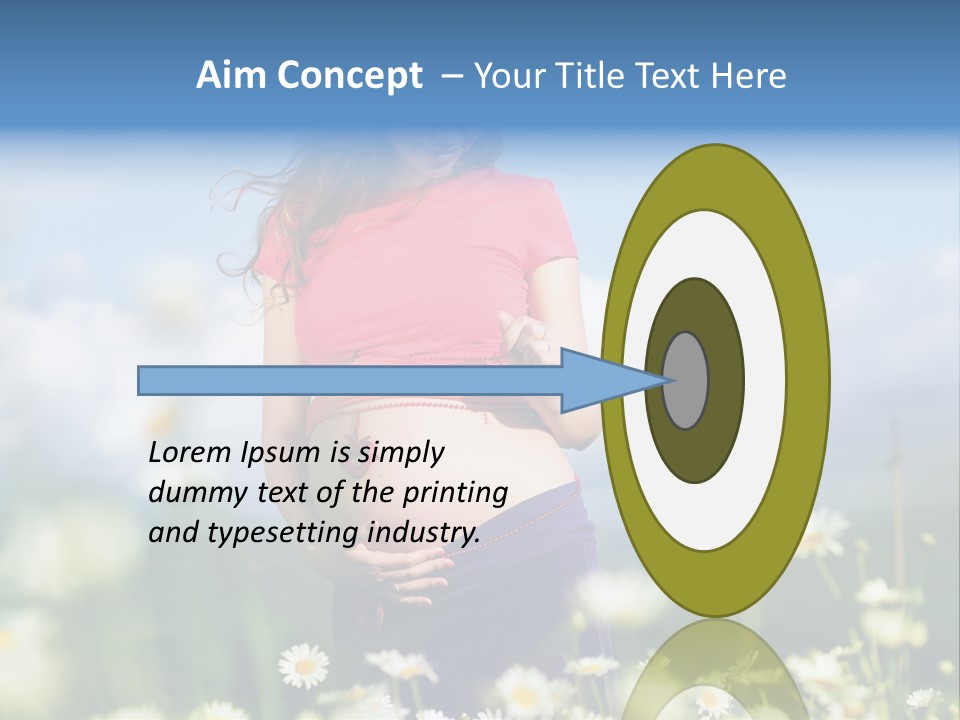 Female Healthy Lovely PowerPoint Template