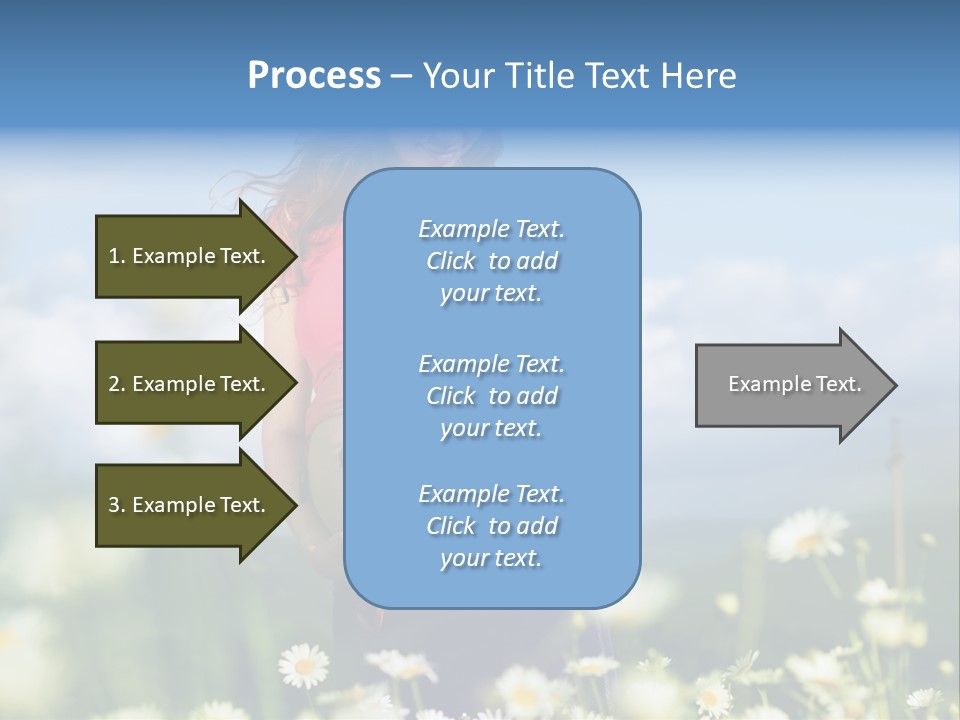 Female Healthy Lovely PowerPoint Template