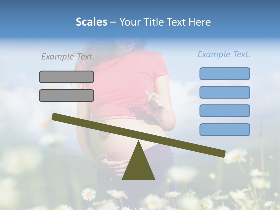 Female Healthy Lovely PowerPoint Template