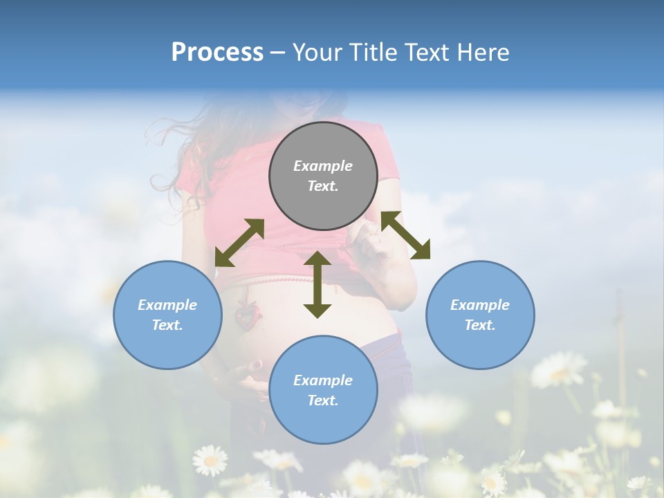 Female Healthy Lovely PowerPoint Template