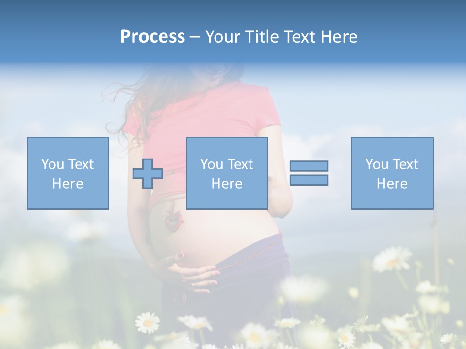 Female Healthy Lovely PowerPoint Template