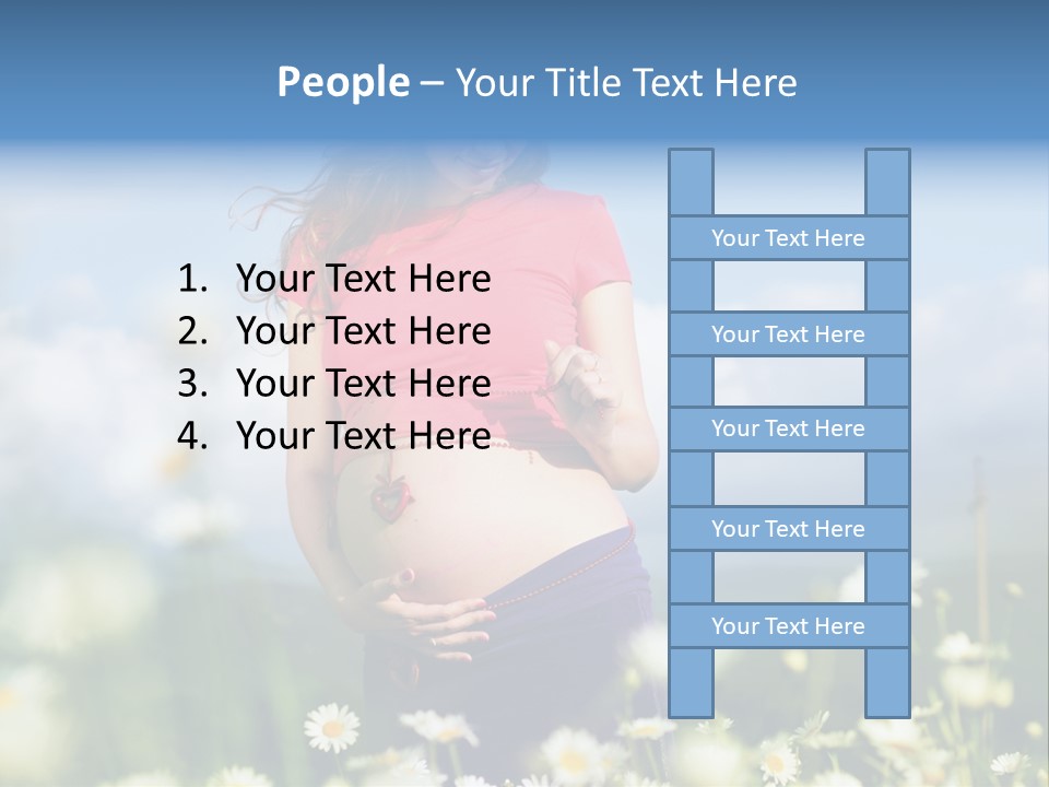 Female Healthy Lovely PowerPoint Template