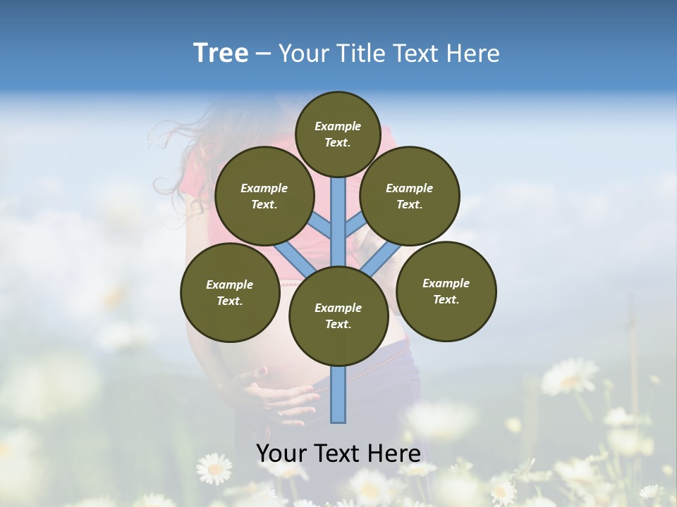 Female Healthy Lovely PowerPoint Template