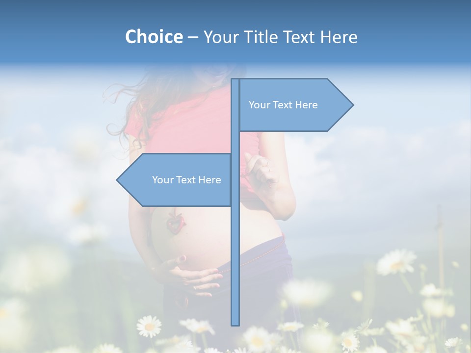 Female Healthy Lovely PowerPoint Template