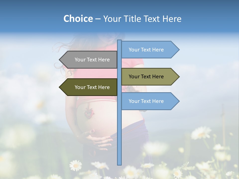 Female Healthy Lovely PowerPoint Template