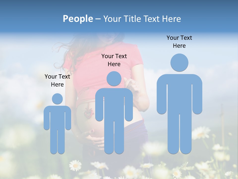 Female Healthy Lovely PowerPoint Template