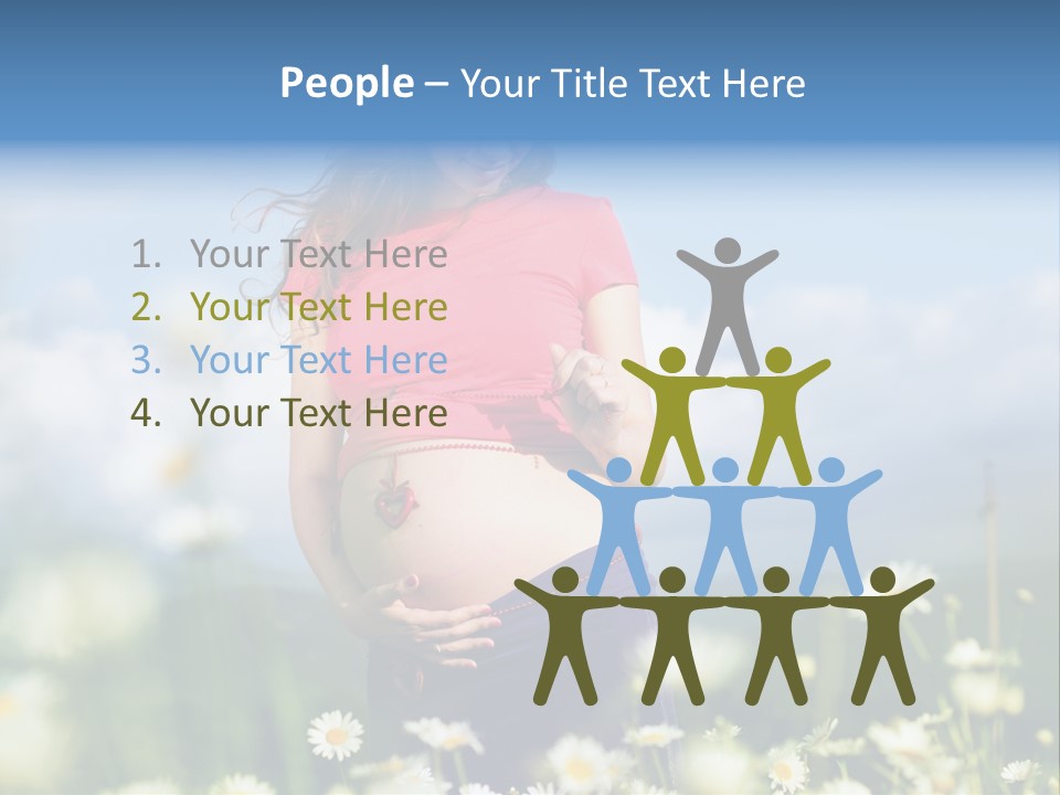 Female Healthy Lovely PowerPoint Template