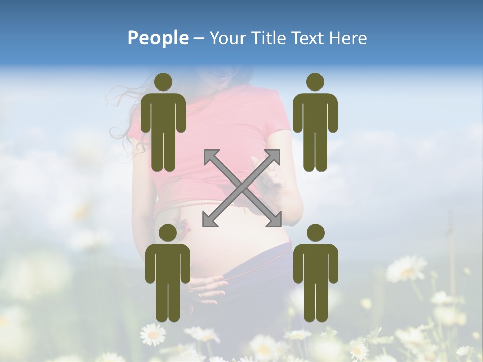 Female Healthy Lovely PowerPoint Template