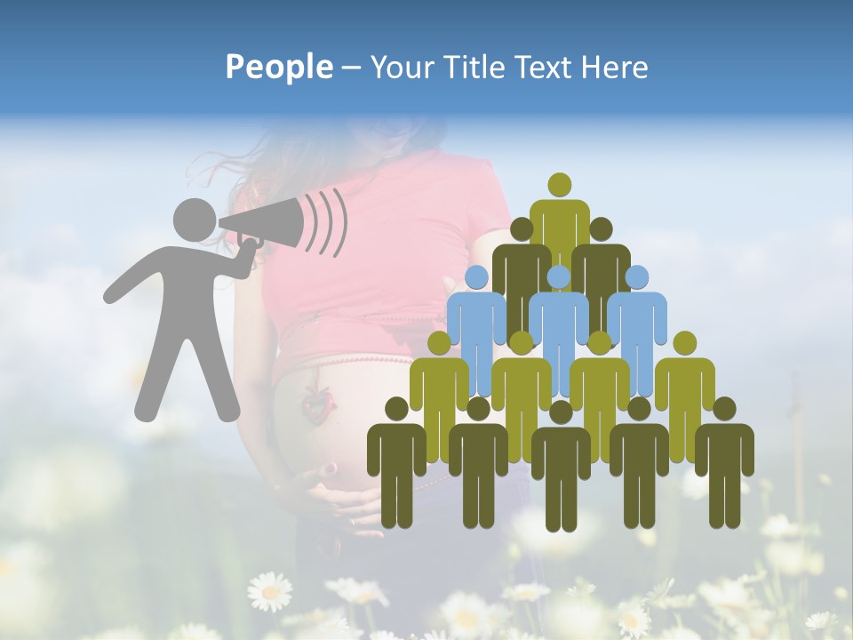 Female Healthy Lovely PowerPoint Template