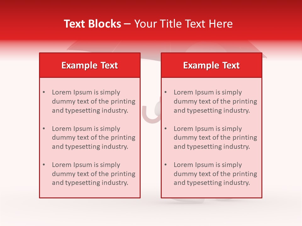 Man Shelter Rain PowerPoint Template