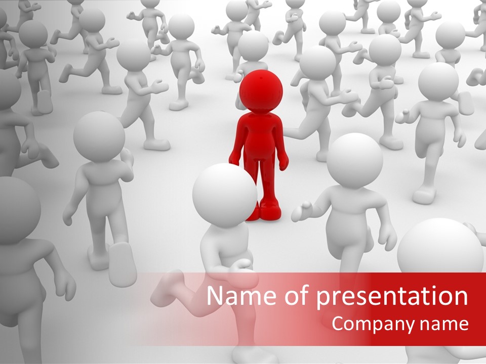 Stand Important Group PowerPoint Template