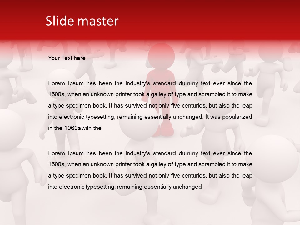 Stand Important Group PowerPoint Template