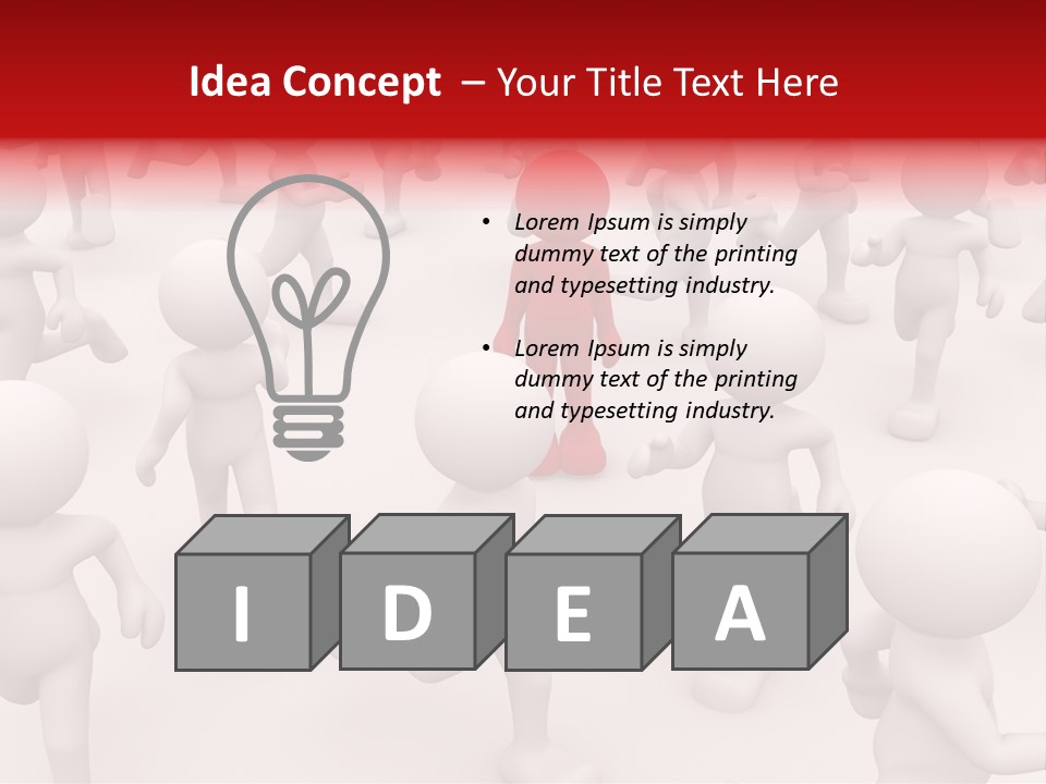 Stand Important Group PowerPoint Template