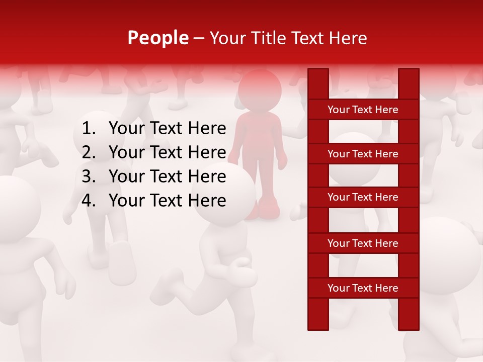 Stand Important Group PowerPoint Template