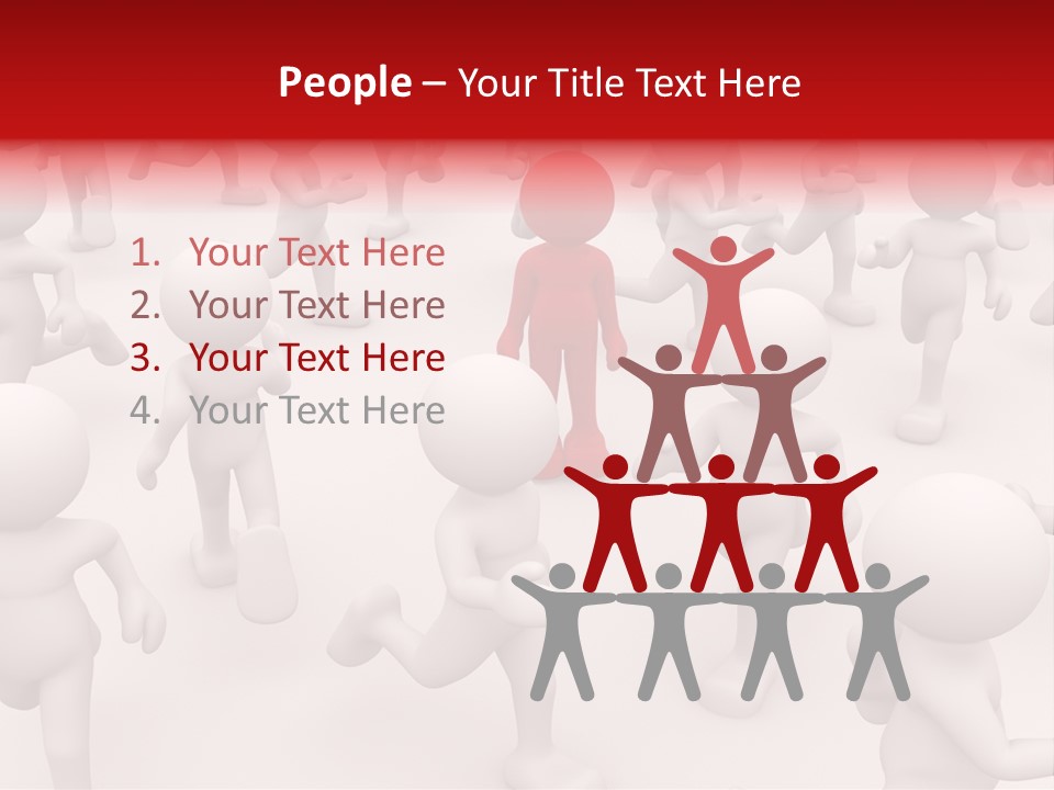 Stand Important Group PowerPoint Template