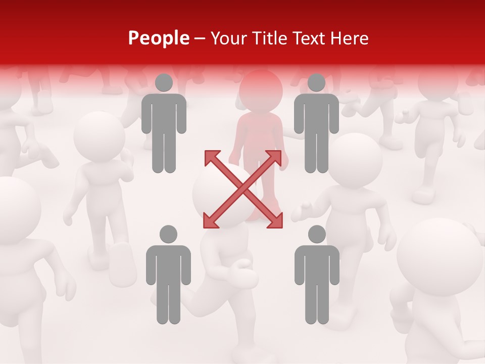 Stand Important Group PowerPoint Template