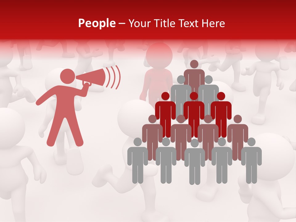 Stand Important Group PowerPoint Template