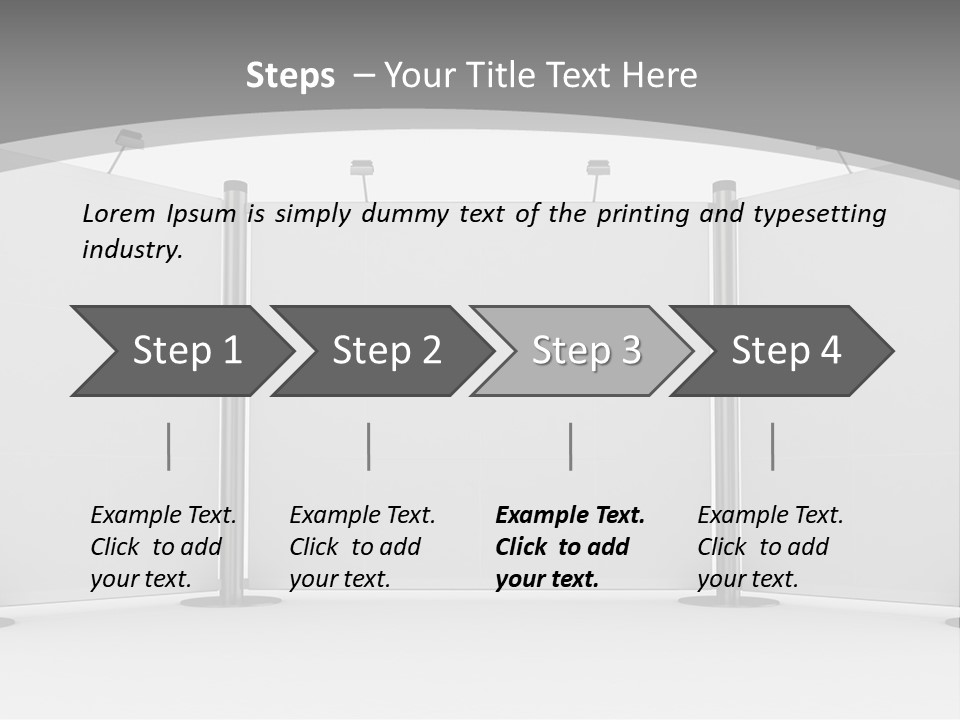 Management People Chair PowerPoint Template