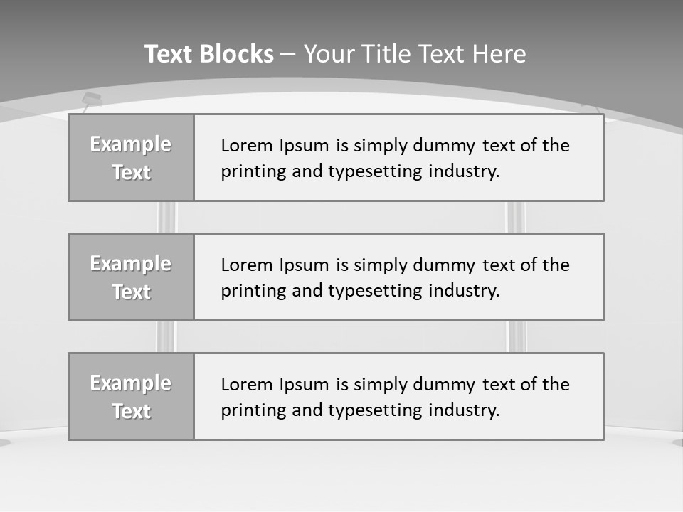 Management People Chair PowerPoint Template