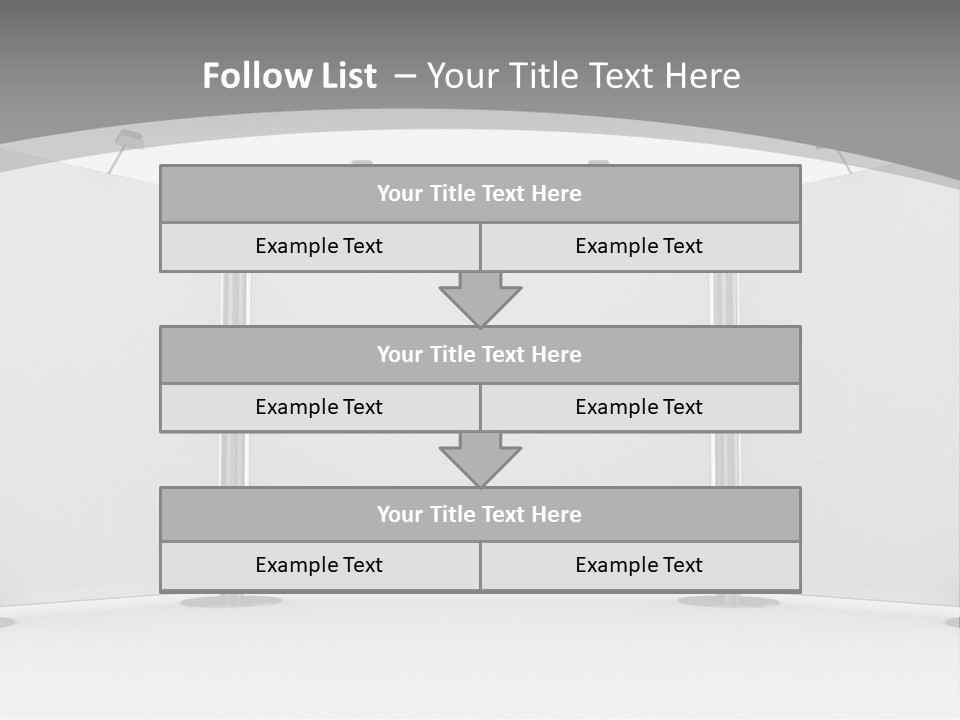 Management People Chair PowerPoint Template