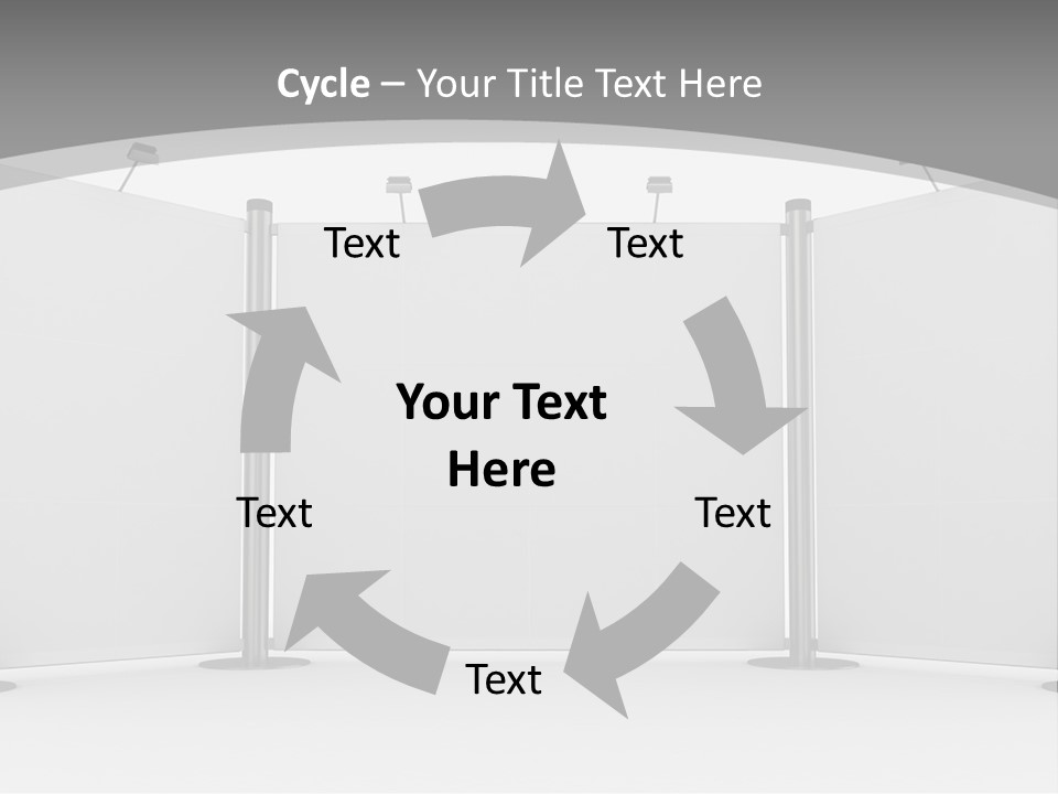 Management People Chair PowerPoint Template