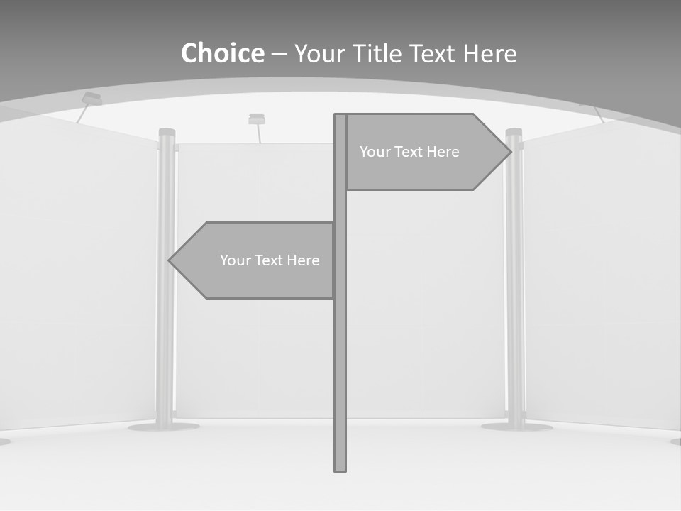 Management People Chair PowerPoint Template