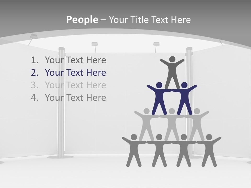 Management People Chair PowerPoint Template