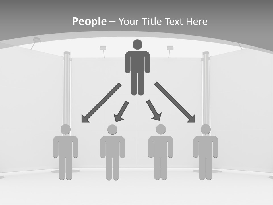 Management People Chair PowerPoint Template