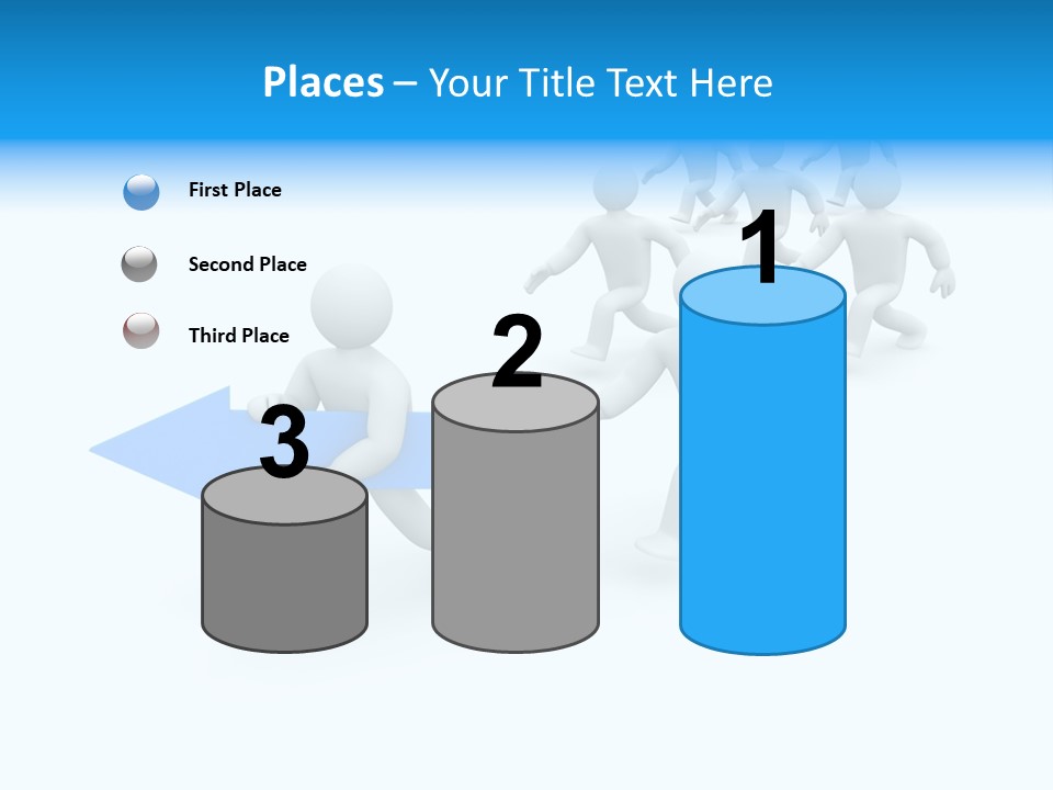 Forward Development Symbol PowerPoint Template