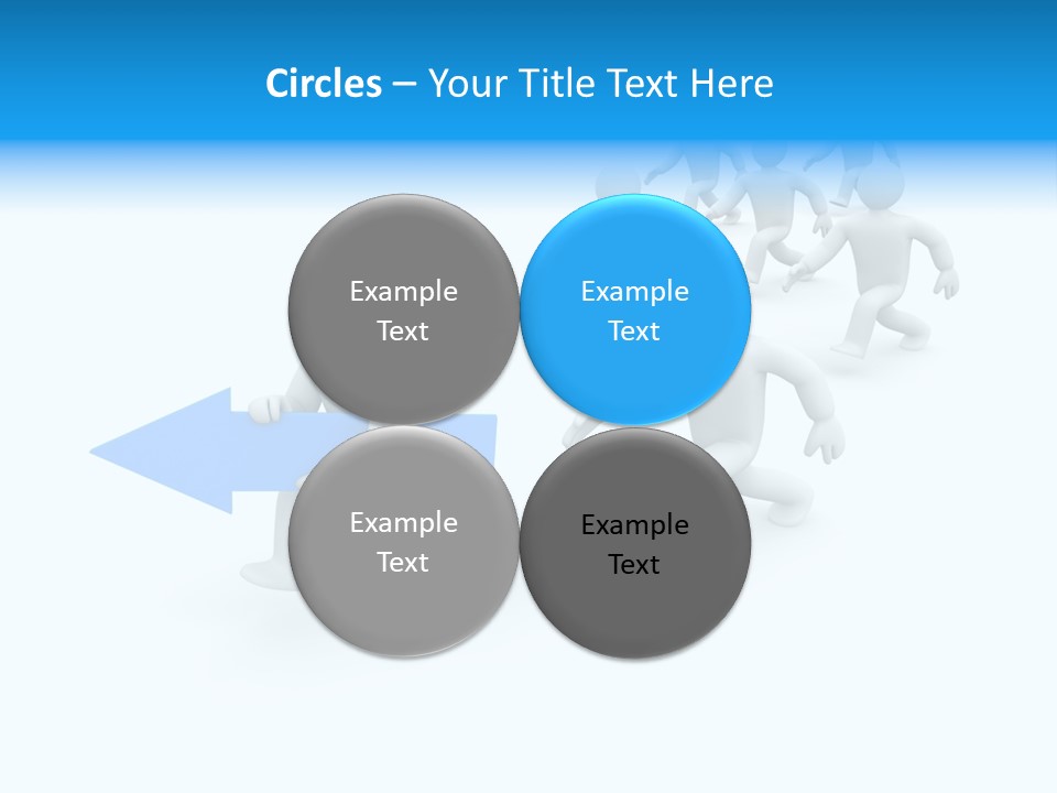 Forward Development Symbol PowerPoint Template