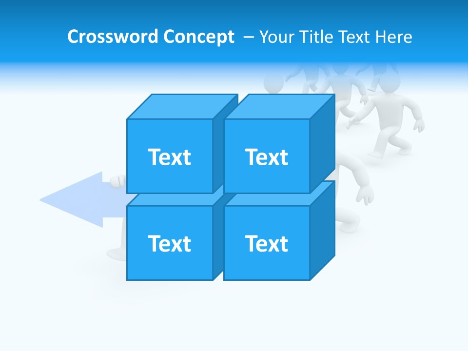 Forward Development Symbol PowerPoint Template
