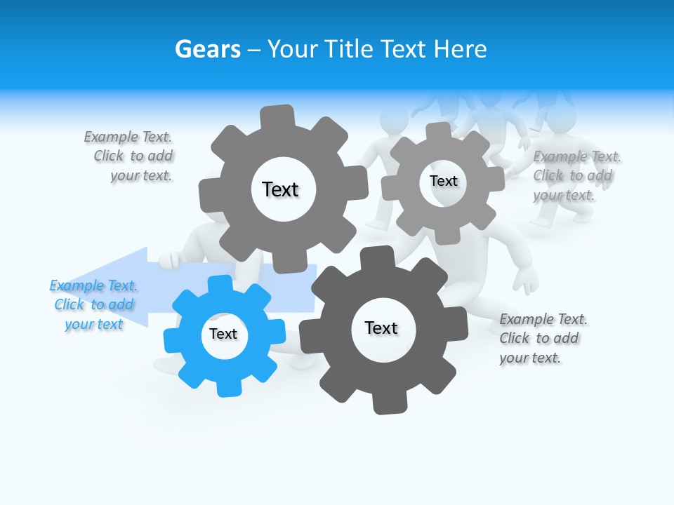 Forward Development Symbol PowerPoint Template