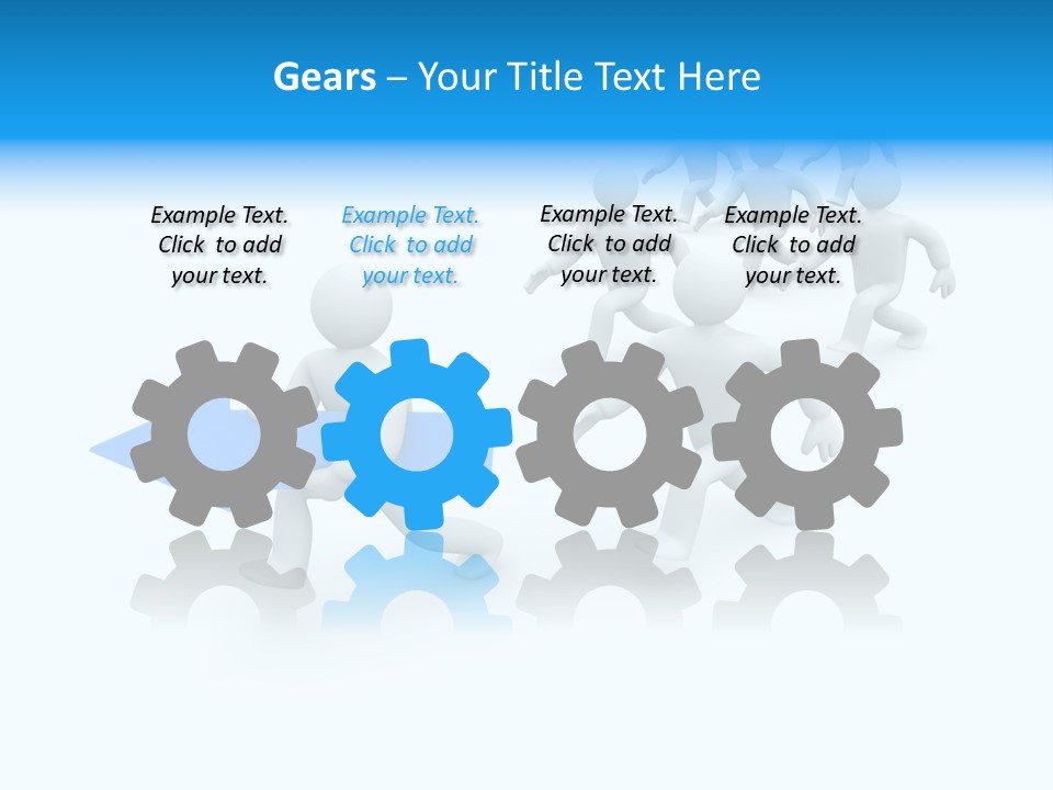 Forward Development Symbol PowerPoint Template