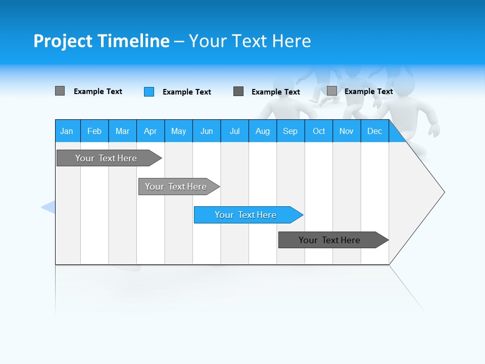 Forward Development Symbol PowerPoint Template