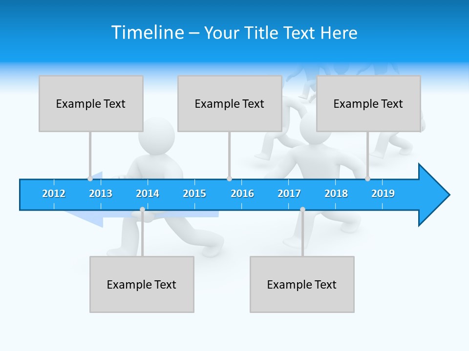 Forward Development Symbol PowerPoint Template